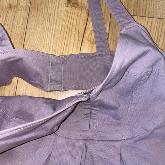 Preen By Thornton Bregazzi Purple Cut Out Tulip Casual Dress - Picture 10 of 14